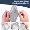 30 Pcs New Upgrade Steel Wire Dishcloth,Double-Layer Steel Wire Cleaning Cloth,Powerful Cleaning Non-Scratch Wire Dishcloth Rag for Cookware, Sinks