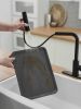 Black Kitchen Faucets with Pull Down Sprayer,Waterfall Kitchen Sink Faucet,Commercial Utility Stainless Steel Kitchen Faucets
