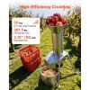 1100W Electric Fruit Apple Crusher, SUS304 Freestanding Crushing Machine, Grinds Whole Apples Up to 3.15" Dia, 164 KG/H Capacity