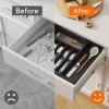 Silverware Drawer Organizer, Expandable Utensil Tray for Kitchen, BPA Free Flatware and - Plastic - 7RMM16