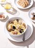 Pasta Bowls 45 oz, Salad Bowls Set for Serving Soup, Pasta, Noodle, Dinner, Large Kitchen Bowl Plates, Microwave Safe - 8.5 Inch, Set of 4, White