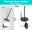 Paper Towel Holder Countertop, Standing Paper Roll Holder with Anti Slip Weighted Base - Metal - 7RZENP