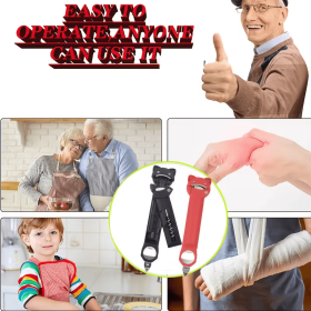 Essential Arthritis Jar Opener Set, 5-in-1 Labor-Saving Bottle Opener Kit, Must-Have Kitchen Accessory for Weak Hands