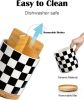 3 Compartment Utensil Holder, Extra Large Utensil Crock, Stable Ceramic Utensil Organizer, Cooking Tool Organizer Set for - Cork [7RZ1R8]