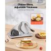 Manual Bread Slicer, 0-0.6" Adjustable Thickness Cheese Cutter