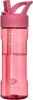 Water Bottle with Straw,Tritan BPA-Free,Leak-Proof Design for Travel, Home, School, (Red)