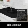 Ultra Water Absorbent Microfiber Dish Drying Mat, Quick Dry Thick Mesh, Slip Resistant Pad for Sink Dishes or Under Rack, Kitchen Counter Accessories