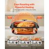 Roaster Oven, 14QT Fast-Cooking Turkey Roaster, 150-450 Fahrenheit Adjustable Temp Electric Roasting Pan with Self-Basting Lid, Roasting Lift-Out Rack