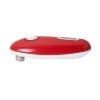Red and White Battery Operated Can Opener