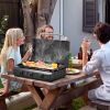 3-Burner Flat Top Gas Griddle Cooking Station with Ceramic Coated Cast Iron Pan, 30