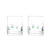 12 fl oz Spring Tullip Charm Drinking Glasses, Set of 2