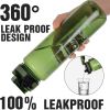 Water Bottle 32oz, Durable and Leakproof Water Bottles Motivational with Time Marker,Tritan,BPA Free, Gym,Travel, Home,School,Office