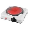 1000W Electric Infrared Single Burner Portable Heating Hot Plate Stove Countertop RV Hotplate with 7.5' Glass Cooktop