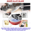 Food-Grade Stainless Steel Can Opener, Manual Magnetic Tin Opener, Smooth Edge Safe Can Cutter for Canned Food, Tuna, Soup, Kitchen Essential