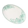 Agatha Stoneware 16-inch Serving Platter, Green