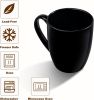 16 oz Large Coffee Mugs Set of 4 Ceramic Coffee Mug White Coffee Cups Tea Cups Idea Gift for - Ceramic - 7RDUQ6