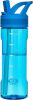 Water Bottle with Straw,Tritan BPA-Free,Leak-Proof Design for Travel, Home, School,(Blue)