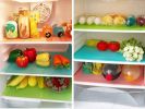 9 Pack Refrigerator Mats,Washable Fridge Mats Liners Easy to Clear Fridge Pads Mat Shelves Drawer Table Mats Refrigerator Liners for Shelves