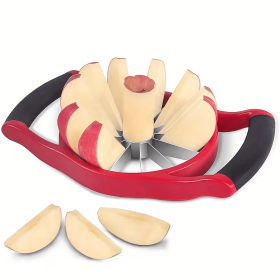 4.72" 12-Blade Apple Cutter Tool, 1Pcs Multi-Function Fruit Slicer Corer, Kitchen Gadget for Pear Onion Tomato Pitaya