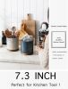Utensil Holder, 360° Rotating Extra Large Ceramic Kitchen Utensil Holder for Countertop, 7.3' Cooking Utensil Crocks for - Ceramic - 7RZVYT