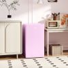 3.2 Cu.Ft Mini Fridge with Freezer, Single Door Compact Refrigerator with Adjustable Thermostat, Reversible Door, Pink [755GLX]