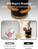 3 Compartment Utensil Holder, Extra Large Utensil Crock, Stable Ceramic Utensil Organizer, Cooking Tool Organizer Set for - Cork [7E7VR2]