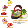 4.72 Inch 12-Blade Apple Slicer, 1Pcs Heavy Duty Fruit Cutter, Versatile Kitchen Tool for Pear Onion Tomato Pitaya