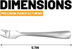 6-Pack BBQ Skewer Meat Remover Forks - Professional Stainless Steel Kebab Release Tools for Elegant & Mess-Free Dining | Heat-Resistant Shish Kabob Ut