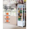 Refrigerated Display Case, 9.8 Cu.Ft./278L Large Pastry Display Case, 5-Tier Commercial Cake Refrigerator with LED Lighting, TURBO Cooling