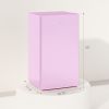 3.2 Cu.Ft Mini Fridge with Freezer, Single Door Compact Refrigerator with Adjustable Thermostat, Reversible Door, Pink [755GLX]