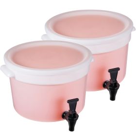 Beverage Dispenser, 3 Gallon Drink Dispensers for Parties, Plastic Juice Dispenser with Spigot and Lid, Iced Tea Lemonade Juice Water Dispenser