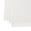 Eyelet 100% Cotton Fabric Napkins, 20" x 20", Set of 4, White
