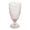 Amelia Glass14.7-Ounce Rose Tea Goblets, Set of 4