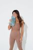 Goals Half Gallon Jug with Time Marker & Handle for All Day Hydration & Silicone Straw with Locking, Leak-Proof Lid, BPA Free, 64oz