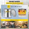 Moonshine Still Distiller 5Gal 21L Stainless Steel Water Distiller Copper Tube Home Brewing Kit Build-in Thermometer for DIY Whisky Wine Brandy Sliver
