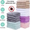 24 Pack Kitchen Dishcloths - Does Not Shed Fluff - Reusable Dish Towels, Dish cloths, Super - Microfiber - 7RZ536