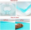 9 Pack Refrigerator Mats,Washable Fridge Mats Liners Easy to Clear Fridge Pads Mat Shelves Drawer Table Mats Refrigerator Liners for Shelves