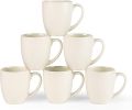 12oz Coffee Mugs Set of 6, Large Ceramic Coffee Mugs for Man, Woman, Dad, Mom
