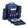 Outdoor Camping Picnic Backpack Bag with Tableware for 4 Person