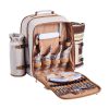 Outdoor Camping Picnic Backpack Bag with Tableware for 4 Person