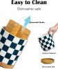 3 Compartment Utensil Holder, Extra Large Utensil Crock, Stable Ceramic Utensil Organizer