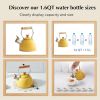 Tea Kettle, Tea Pot with Cool Touch Ergonomic Handle, Teapot Food Grade Stainless Steel, Tea Kettle Stovetop, Kettle Teapot, Whistling Tea Kettle
