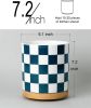3 Compartment Utensil Holder, Extra Large Utensil Crock, Stable Ceramic Utensil Organizer