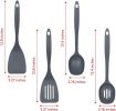 Kitchen Utensils Set, 8pcs - Nonstick Cooking Tools with Utensil Holder - Nylon Spoon, Ladle, Skimmer, Spaghetti Server