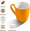 16 oz Large Coffee Mugs Set of 4 Ceramic Coffee Mug White Coffee Cups Tea Cups Idea Gift for Women Men House Warming Gifts New Home Office