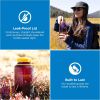 32 oz Wide Mouth Water Bottle | BPA-Free, Durable & Leak Proof, Lightweight Bottle for Hiking & Gym, Work & Travel