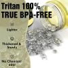 Water Bottle, 32oz Motivational Sports Water Bottle with Time Marker - Times to Drink - Tritan, BPA Free, Wide Mouth Leakproof