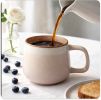 Large Ceramic Coffee Mugs Set of 4 | 16 oz Stoneware Coffee Cups | Lead-Free