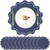 Set of 12 Cotton Linen Placemats