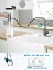 Kitchen Faucets with Pull Down Sprayer,Waterfall Kitchen Sink Faucet,Commercial Utility Stainless Steel Kitchen Faucets